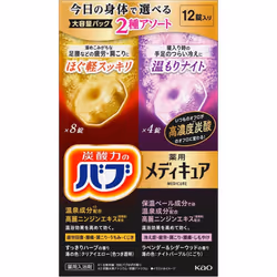 KAO Babu MEDICURE Assortment 2 Rescue Type 12 Tablets (Quasi-drug) Carbon dioxide gas (hot bath) Babu Hot bath Dissolve one t ...