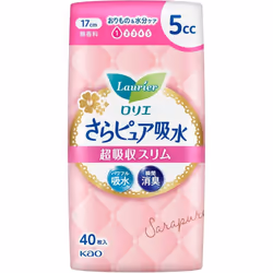 KAO Laurier Sarapure Super Absorbent Slim 5cc 40sheets Sara Pure Light incontinence Please replace it as needed. Sara Pure