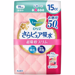 KAO Laurier Sarapure Super Absorbent Slim 15cc 50sheets Sara Pure Light incontinence Please replace it as needed. Sara Pure