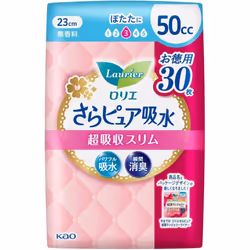 KAO Laurier Sarapure Super Absorbent Slim 50cc 30sheets Sara Pure Light incontinence Please replace it as needed. Sara Pure