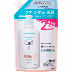 KAO Curel Conditioner refill large volume 760mL (Quasi drug) Body Care Curel After shampooing, apply an appropriate amount di ...