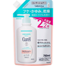 KAO Curel Conditioner refill large volume 760mL (Quasi drug) Body Care Curel After shampooing, apply an appropriate amount directly to hair and rinse