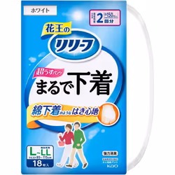 KAO Relief Pants Type: Underwear (2 times) L 18pcs. Thin type Adult Diapers: Pants Type Thin type