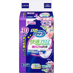KAO Relief Pad for Paper Pants Comfortable Aroma Overnight Fit 30 sheets For night use Disposable Diapers for Adults: Urinary Pad (Pants Type) For nig