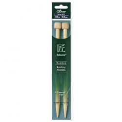 Clover Bamboo Knitting Needles 23cm - per pack