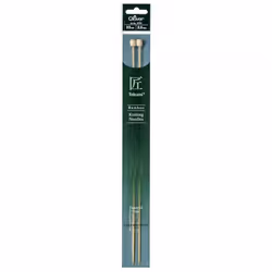 Clover Bamboo Knitting Needles 33cm - per pack
