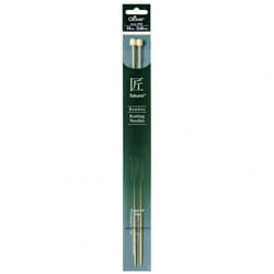Clover Bamboo Knitting Needles 33cm - per pack