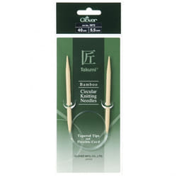 Clover Bamboo Circular Needles 40cm - each