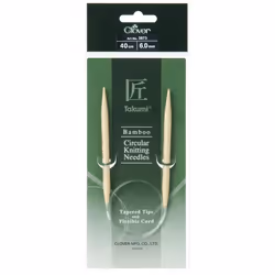 Clover Bamboo Circular Needles 40cm - each