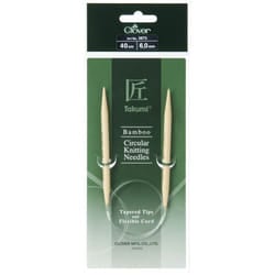 Clover Bamboo Circular Needles 40cm - each