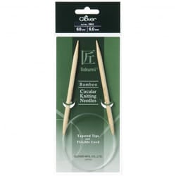 Clover Bamboo Circular Needles 60cm - each