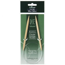 Clover Bamboo Circular Needles 60cm - each
