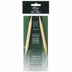 Clover Bamboo Circular Needles 60cm - each