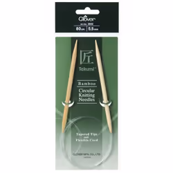 Clover Bamboo Circular Needles 80cm - each