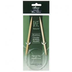 Clover Bamboo Circular Needles 80cm - each