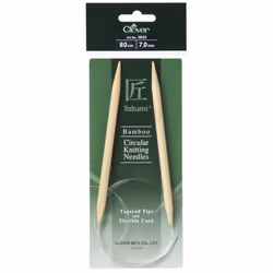 Clover Bamboo Circular Needles 80cm - each