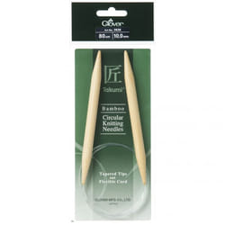 Clover Bamboo Circular Needles 80cm - each
