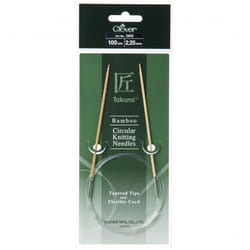 Clover Bamboo Circular Needles 1m - each