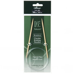 Clover Bamboo Circular Needles 1m - each