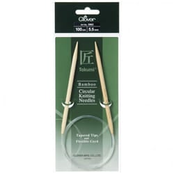Clover Bamboo Circular Needles 1m - each