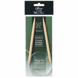 Clover Bamboo Circular Needles 1m - each