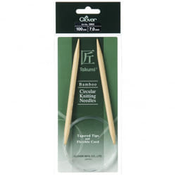 Clover Bamboo Circular Needles 1m - each
