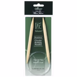 Clover Bamboo Circular Needles 1m - each