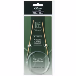 Clover Bamboo Circular Needles 1.2m - each
