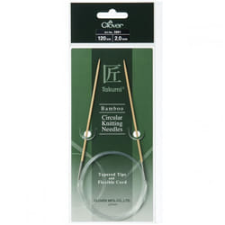 Clover Bamboo Circular Needles 1.2m - each
