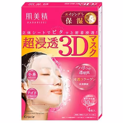 HADABISEI 3D Mask Aging care (Moisturizing) 4sheets, Hydrating mask, Women, Universal, Anti-ageing, Moisturizing, 30 ml, Dye, ...