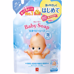 Kewpie Baby Kewpie Whole body baby soft foam refill 350ml, Foaming soap, Hypoallergenic, Odorless