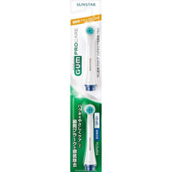 Sunstar G.U.M. Gum Pro Care Hug Care Electric Toothbrush SP-01 2 Brushes Toothbrushes To use] Place the bristles on your teeth or hackles so that the