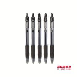 Zebra Z-Grip Smooth Retractable Ballpoint Pen Black Ink Box 12