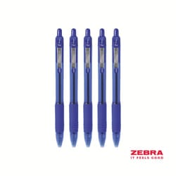 Zebra Z-Grip Smooth Retractable Ballpoint Pen Blue Ink Box 12