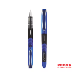 Zebra Disposable Fountain Pen Blue Box 12