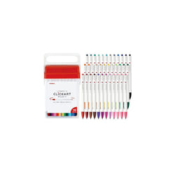 WYSS22-36C-N Clickart Water-Based Markers, 36 Colors, Case Included