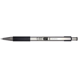 Zebra F-301 Deluxe Retractable Ballpoint Pen 1.0mm Tip 0.5mm Line Stai
