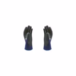 Showa Gloves 380 Foam Work Garden House PPE Glove, Size: M, Blue/black
