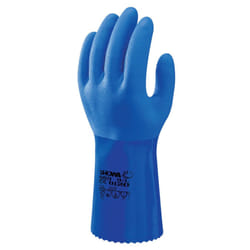 Showa SHO6605 (11) (XXL) 660 Size 11 Oil Resistant Gauntlets, Single Pair, Size 11/XX-Large, Blue