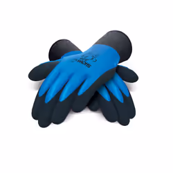 Showa 306 Latex Coated Waterproof Work Gripper Gloves - 9/Extra Large