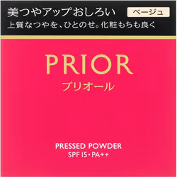 Shiseido Prior Gloss-up Face Wash Beige 9.5g Ointment Apply An Appropriate Amount By Turning The Puff In A Circular Motion, A ...
