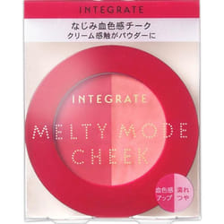 Shiseido Integrate Melty Mode Cheek 2.7g Skin Makeup (1) Blood-toned Color (2) Wet Glossy Color -tip (1) Onto Fingertips And Blend Lightly Around The