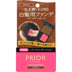 Shiseido Prior Hair Foundation 3.6g Colorant for Gray Hair Use on dry hair. Apply a small amount to a brush and apply to gray ...