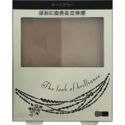 Shiseido Integrate Forming Cheeks Br310 3.5g Skin Makeup 1) Take The Blood Color On The Left Side With The Brush And Blend In A Circular Motion Along