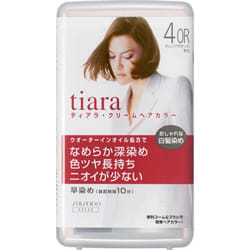 Shiseido Tiara Cream Hair Color Orange-toned Chestnut 40g (Quasi-drug) Graying Hair Cream Colorant for Gray Hair Read the instruction manual carefully
