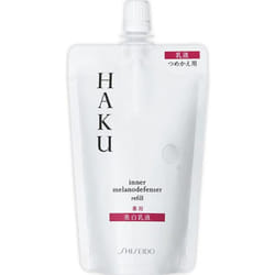 Shiseido HAKU Inner Melano Defenser Refill 100ml (Quasi drug) Milky lotion After applying toner, put a cherry-sized amount on the palms of your hands,