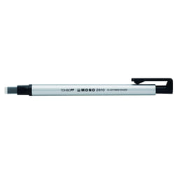 Tombow Holder Eraser  Mono Zero Square Shaper  Silver (EH-KUS04)