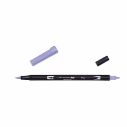 Tombow ABT-603, Fine, 1 colours, Violet, Bullet tip & Brush tip, 0.3 mm, 3 mm