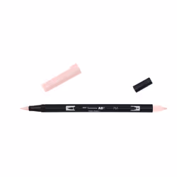 Tombow ABT-761, Fine, 1 colours, Pink, Bullet tip & Brush tip, 0.3 mm, 3 mm