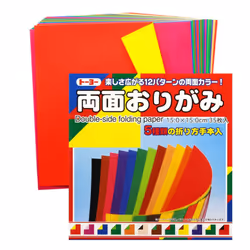 Toyo Origami Paper Double-sided Color 12 Colors 35 Sheets